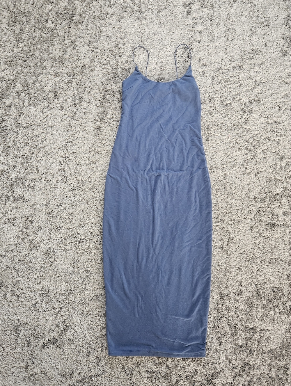 Blue Fitted DRESS - Picture 8 of 9